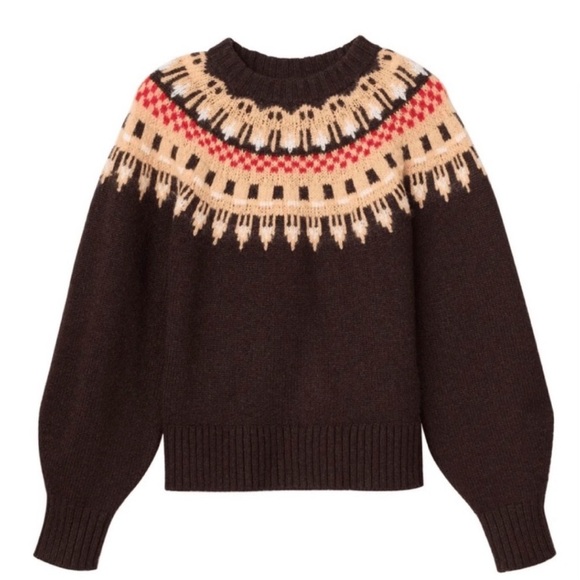 A.L.C. Fair Isle wool and alpaca blend Sweater - Picture 3 of 6